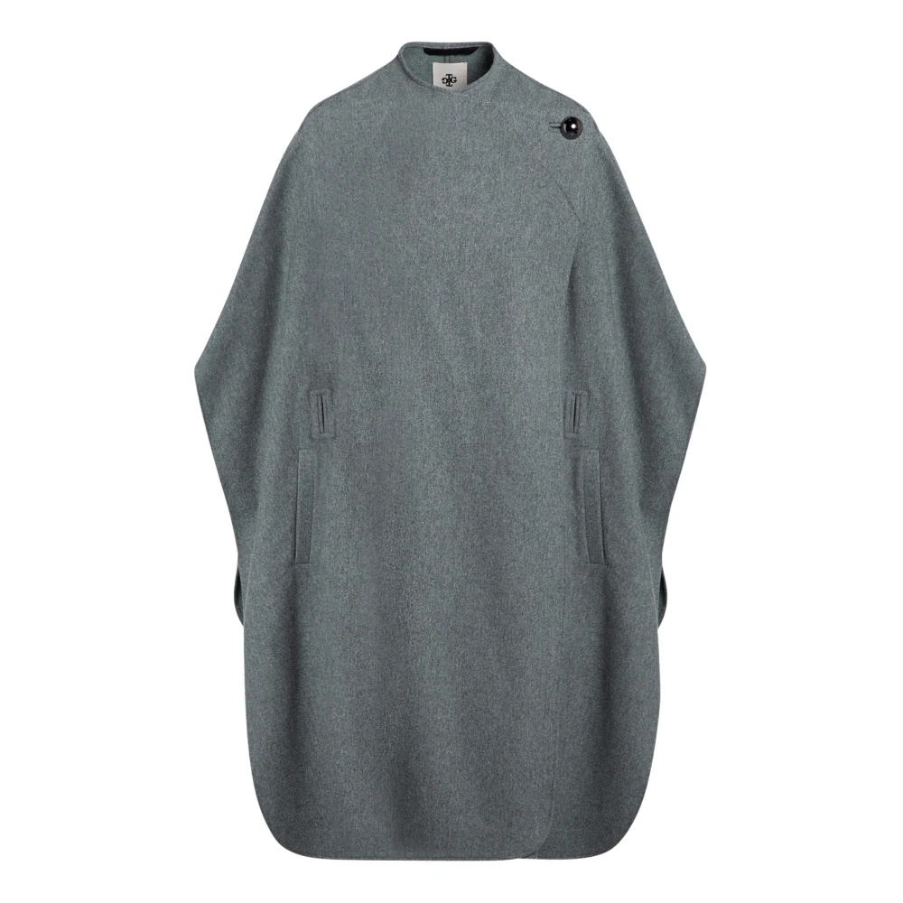 The Garment Stijlvolle Jas met Capuchon Gray Dames