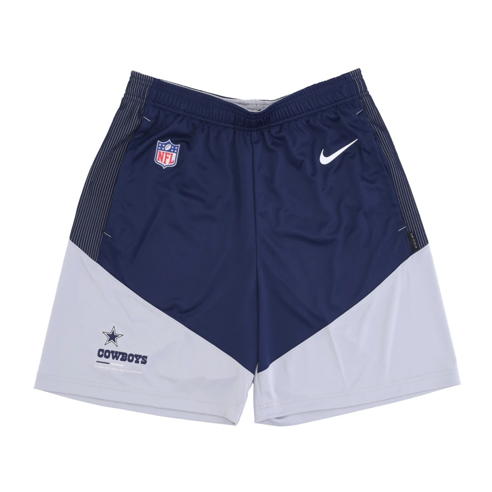 Nike NFL DRI FIT Gebreide Shorts Originele Teamkleuren Blue Heren