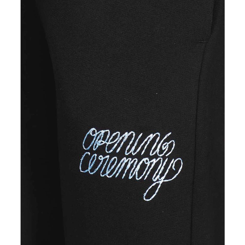 Opening Ceremony Katoenen Logo Sweatpants Black Dames