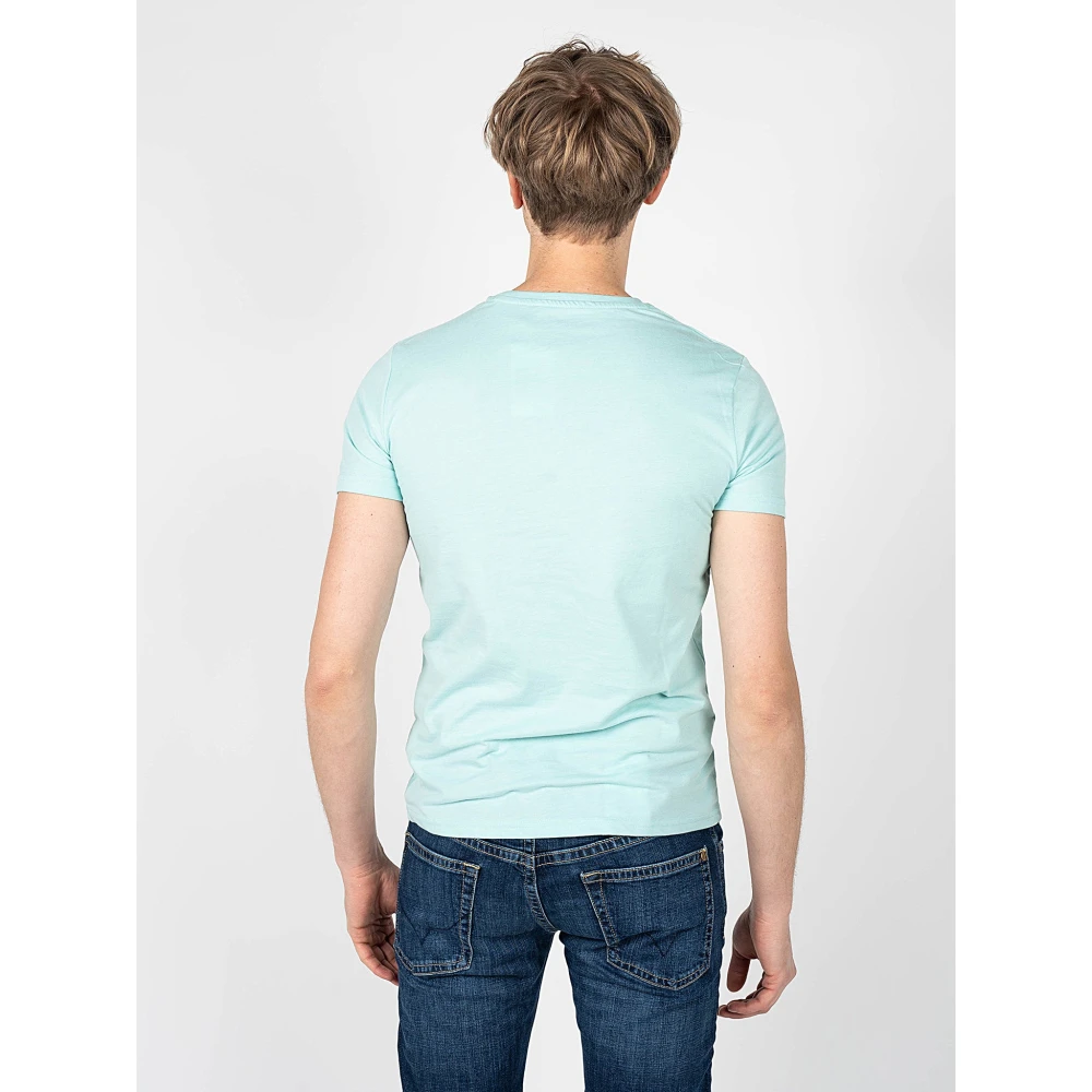 Pepe Jeans Heren T-shirt met stijlvolle print Blue Heren