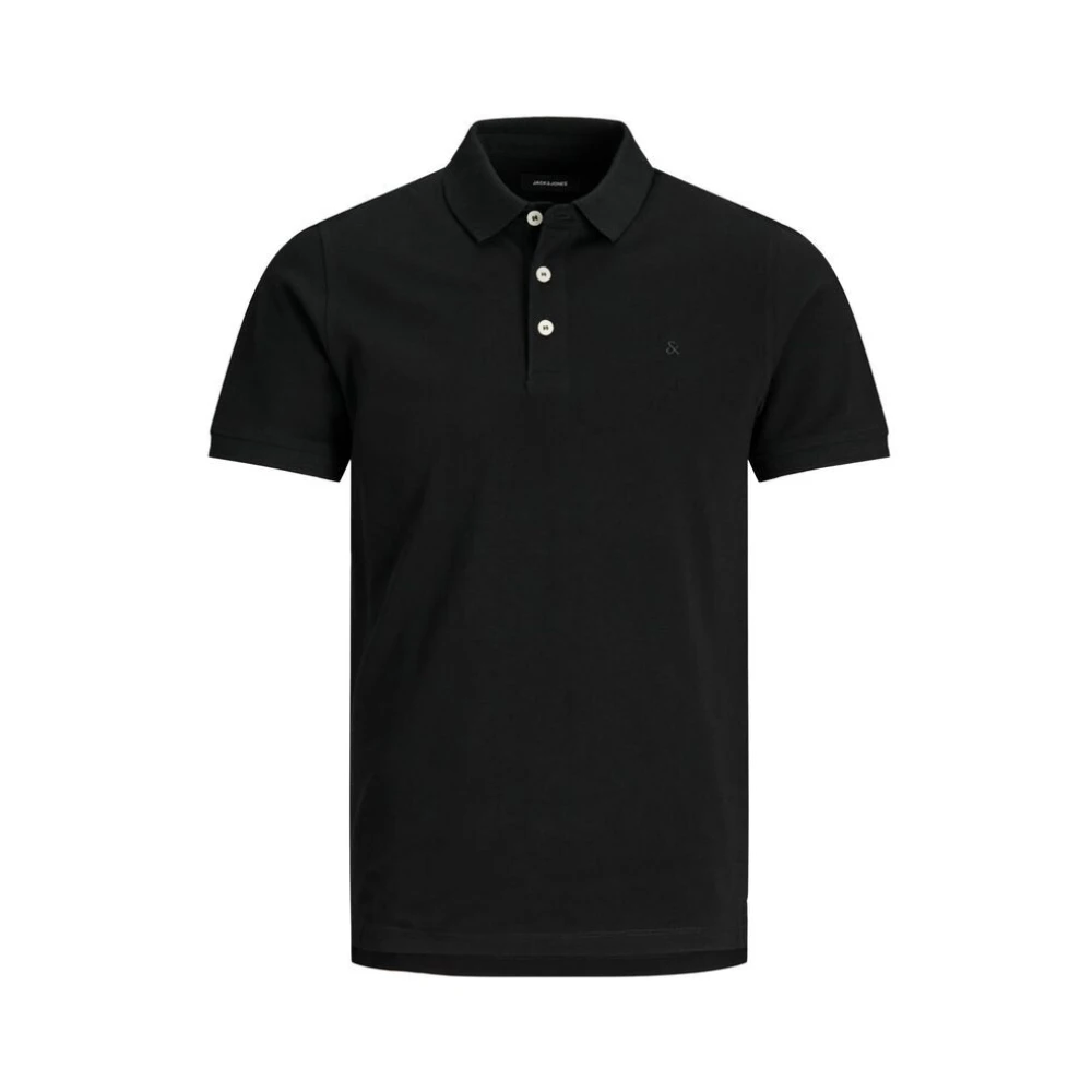 Jack & Jones Men's Black Polo Shirts, Xl, Polo