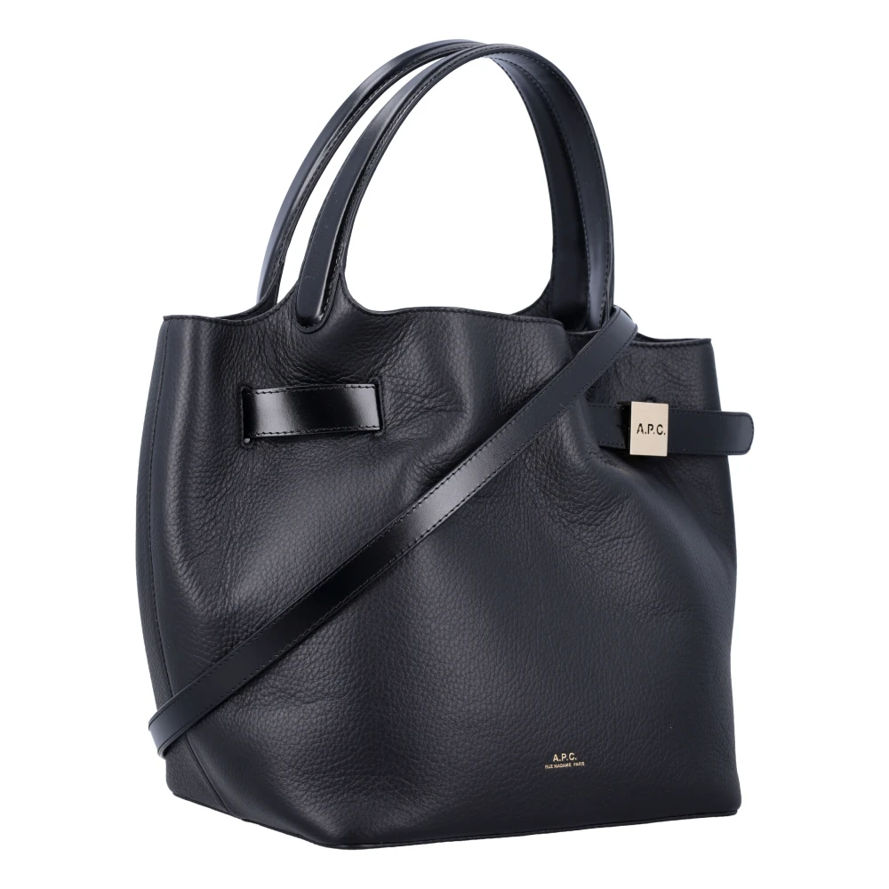 A.p.c. Gestructureerde Leren Daria Tas Black Dames