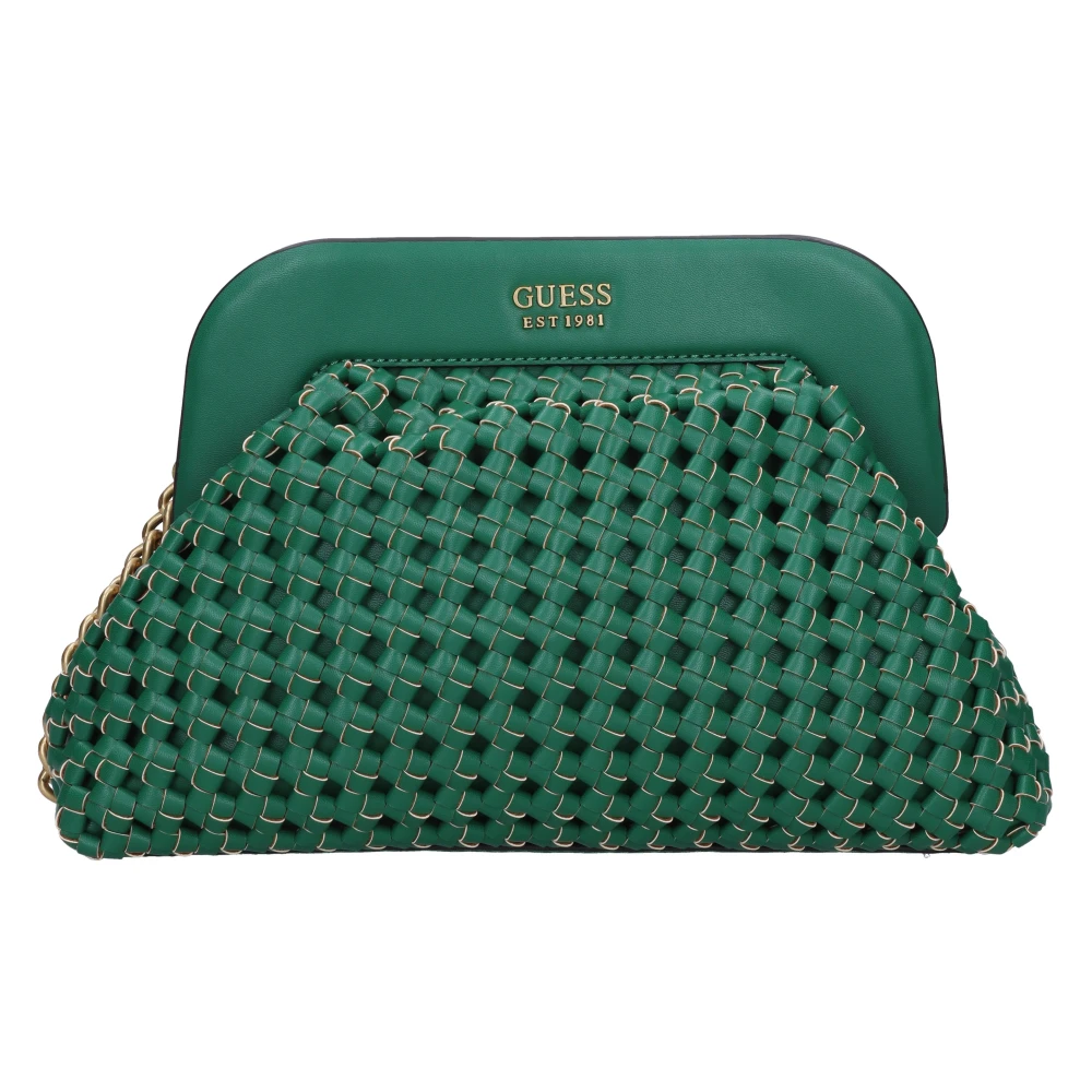 Guess - Bags > Clutches - Green - Guess - Modalova