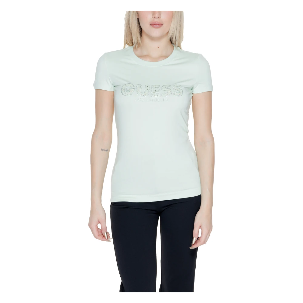 Guess Dames T-shirt Lente Zomer Collectie Green Dames