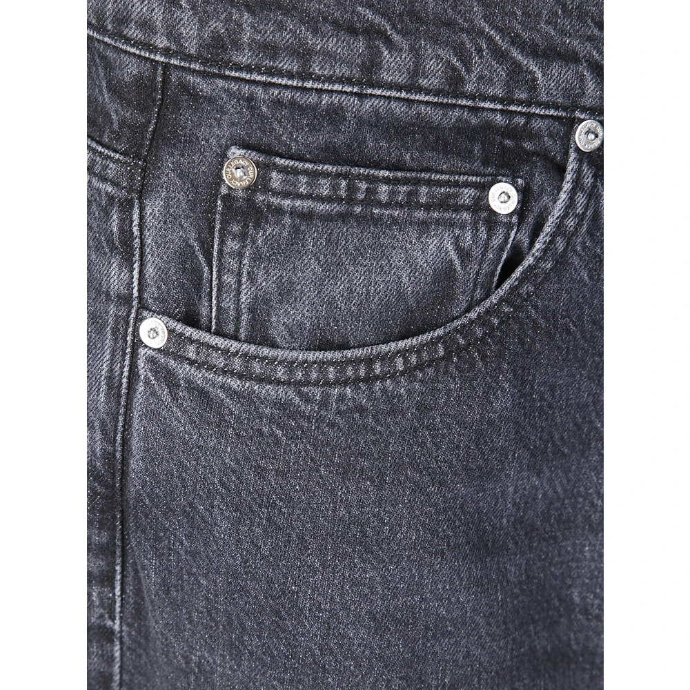 Our Legacy Straight Katoen Vijf-Pocket Jeans Gray Heren