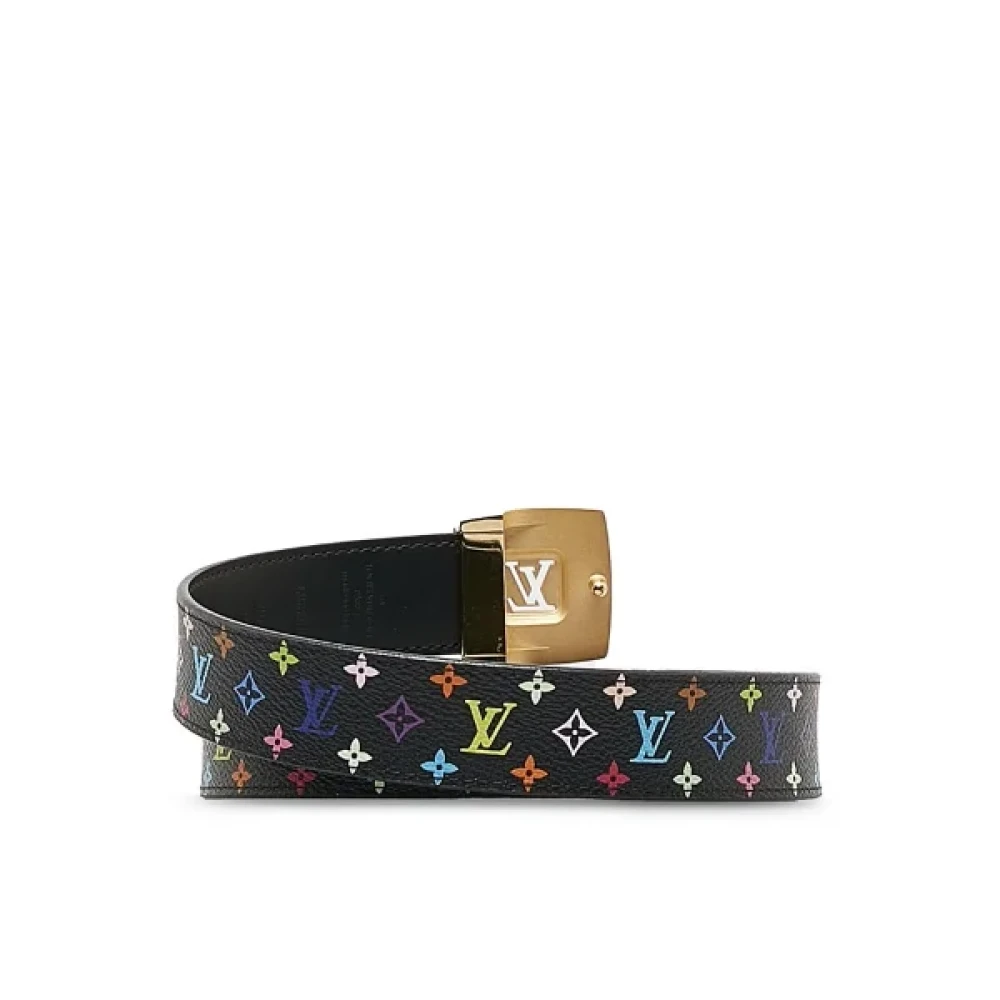Louis Vuitton Vintage Pre-owned Cotton belts Multicolor Dames