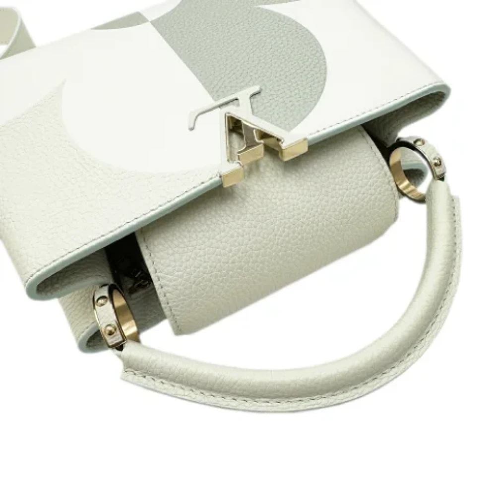 Louis Vuitton Vintage Pre-owned Canvas handbags White Heren