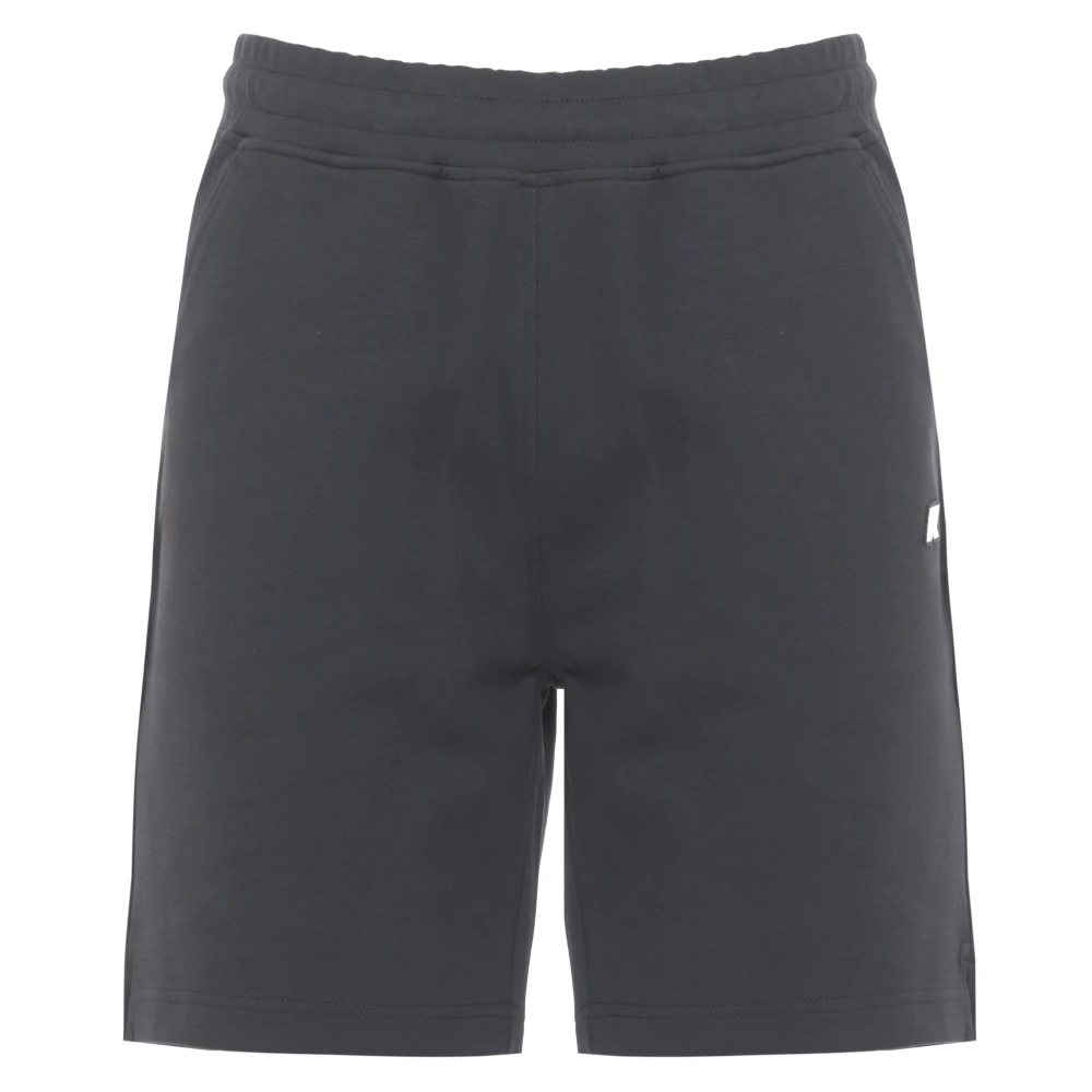 K-Way Uomo Blu Pantaloncini, L, New,