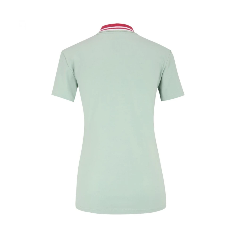 Fila Polo Shirt van Polyester Katoenmix Green Dames