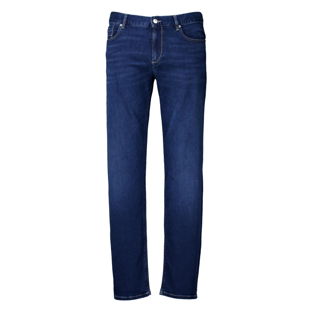 Alberto Men's Dark/Blue Pipe Jeans Stylish