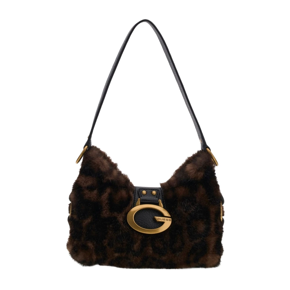 Guess Donna Marrone - Borsa A Spalla Camden Mini - Bags - One Size