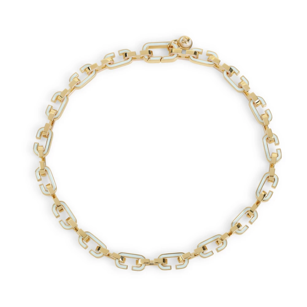 Casablanca Men's Yellow Enamel C Link Necklace - Necklaces - One Size - Accessories