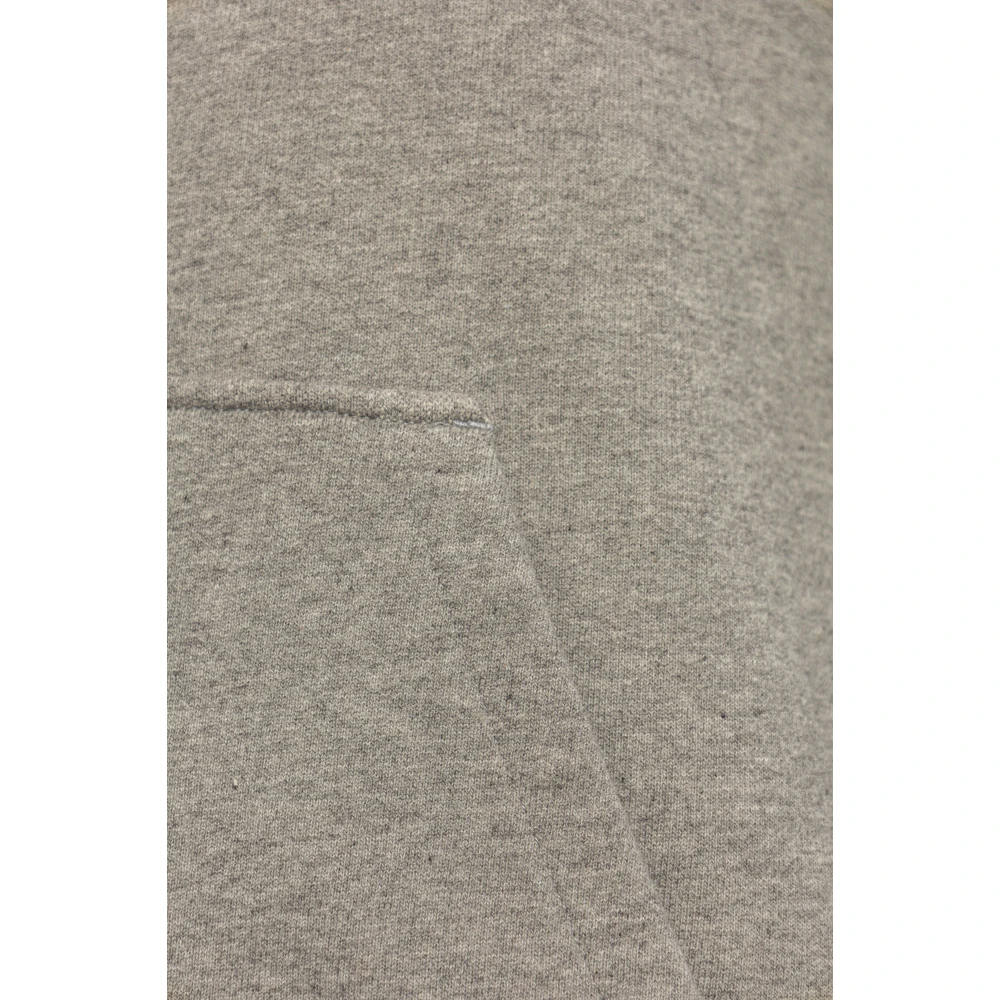 Ami Paris Logo-geborduurde hoodie Gray Dames