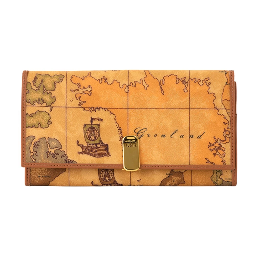 Alviero Martini 1A Classe Brown Wallets & Cardholders, Female, One Size, Geo Classic Wallet