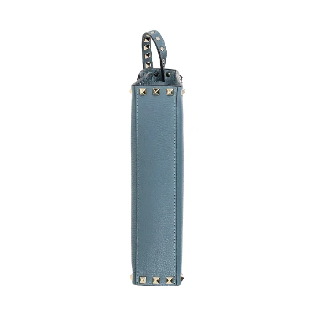 Valentino Vintage Pre-owned Leather crossbody-bags Blue Dames