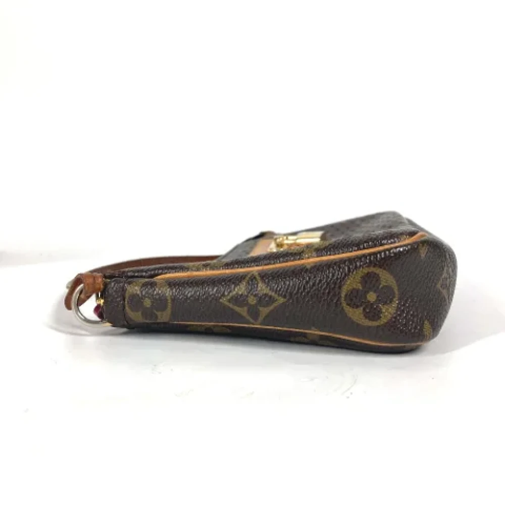 Louis Vuitton Vintage Pre-owned Cotton louis-vuitton-bags Brown Dames