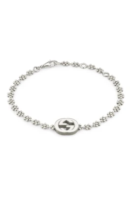 Interlocking G Sterling Silver Armband