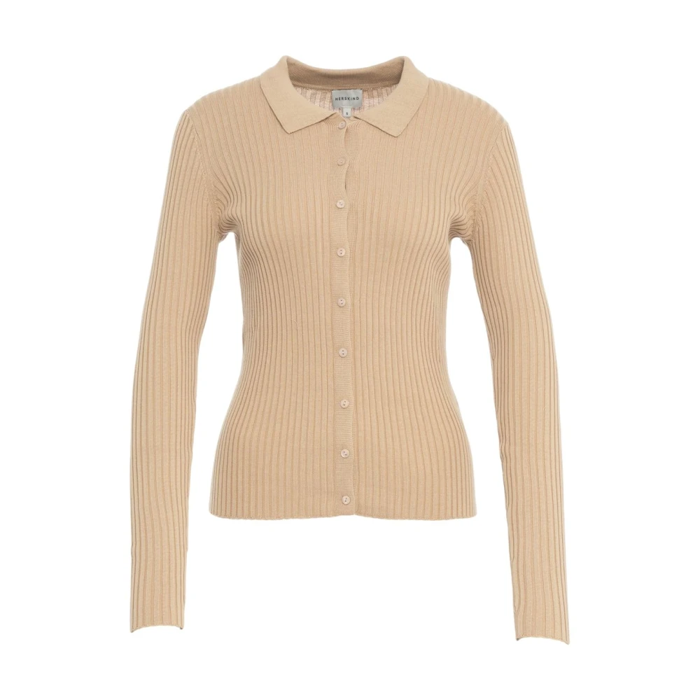 Birgitte Herskind Bruine Gebreide Vest Turner Brown Dames