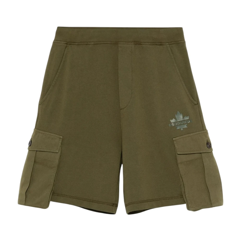 Dsquared2 Boys Green Cotton T-Shirt - Shorts - 16 Y - Kids