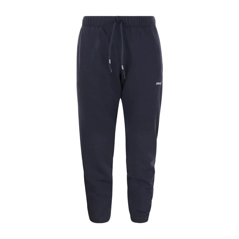 Autry Men's Blue Sweatpants, S, Track Trousers