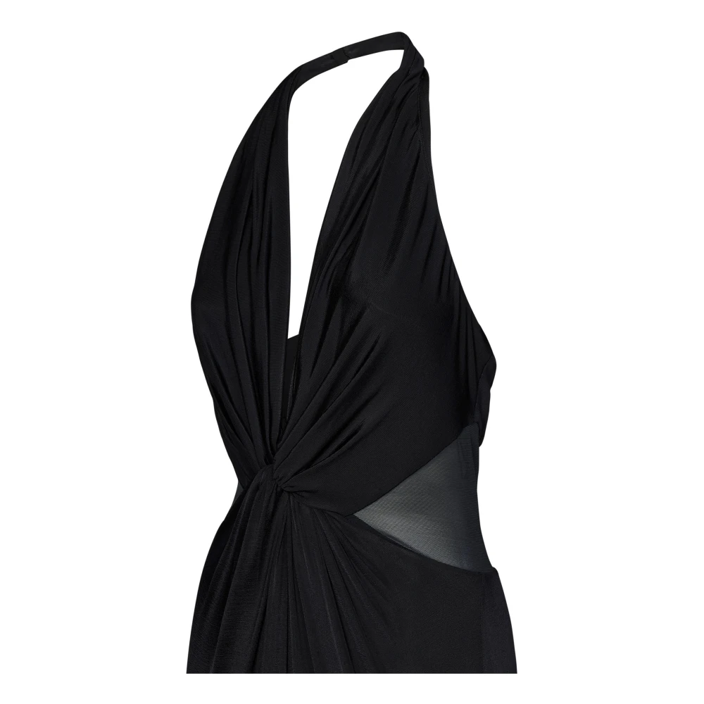Tom Ford Zwarte jurk met Amerikaanse halslijn Black Dames