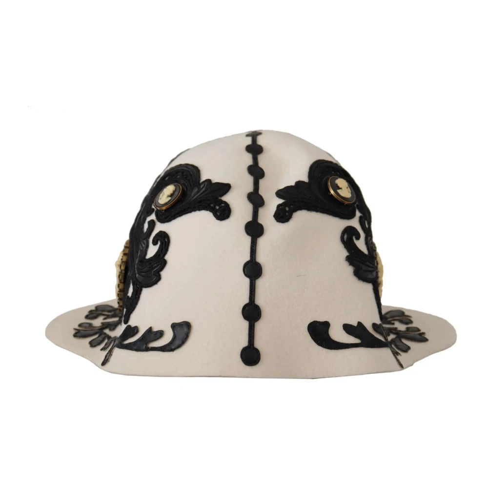 Dolce & Gabbana Vit Cloche Hatt
