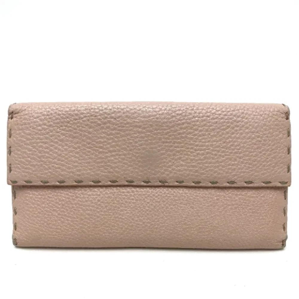 Fendi Vintage Pre-owned Leather wallets Pink Dames
