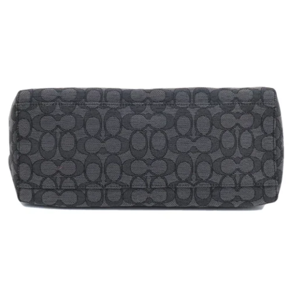 Coach Pre-owned Canvas handbags Black Dames