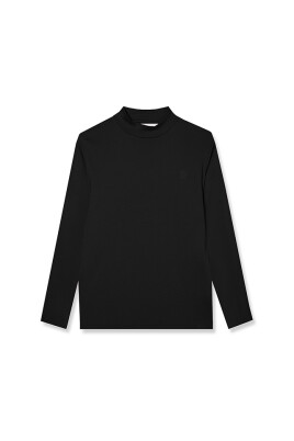 basic-long-sleeve-shirt-with-stand-collar-and-logo