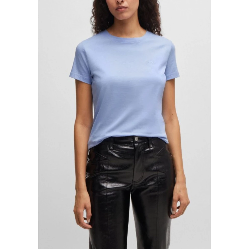 Hugo Boss Dames Casual T-shirt Blue Dames
