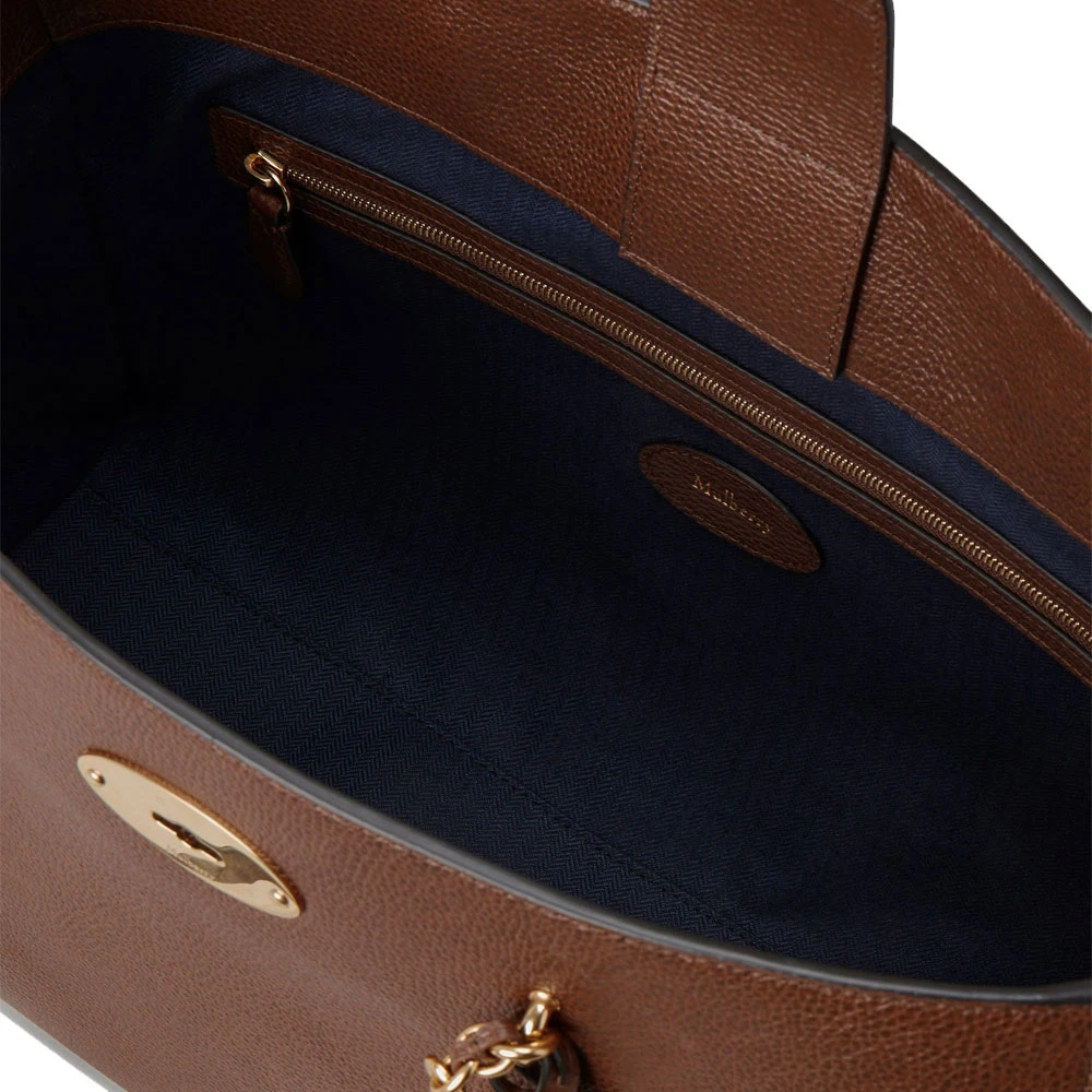 Mulberry Ketting Tote Twee Toon Klassiek Graan Brown Dames