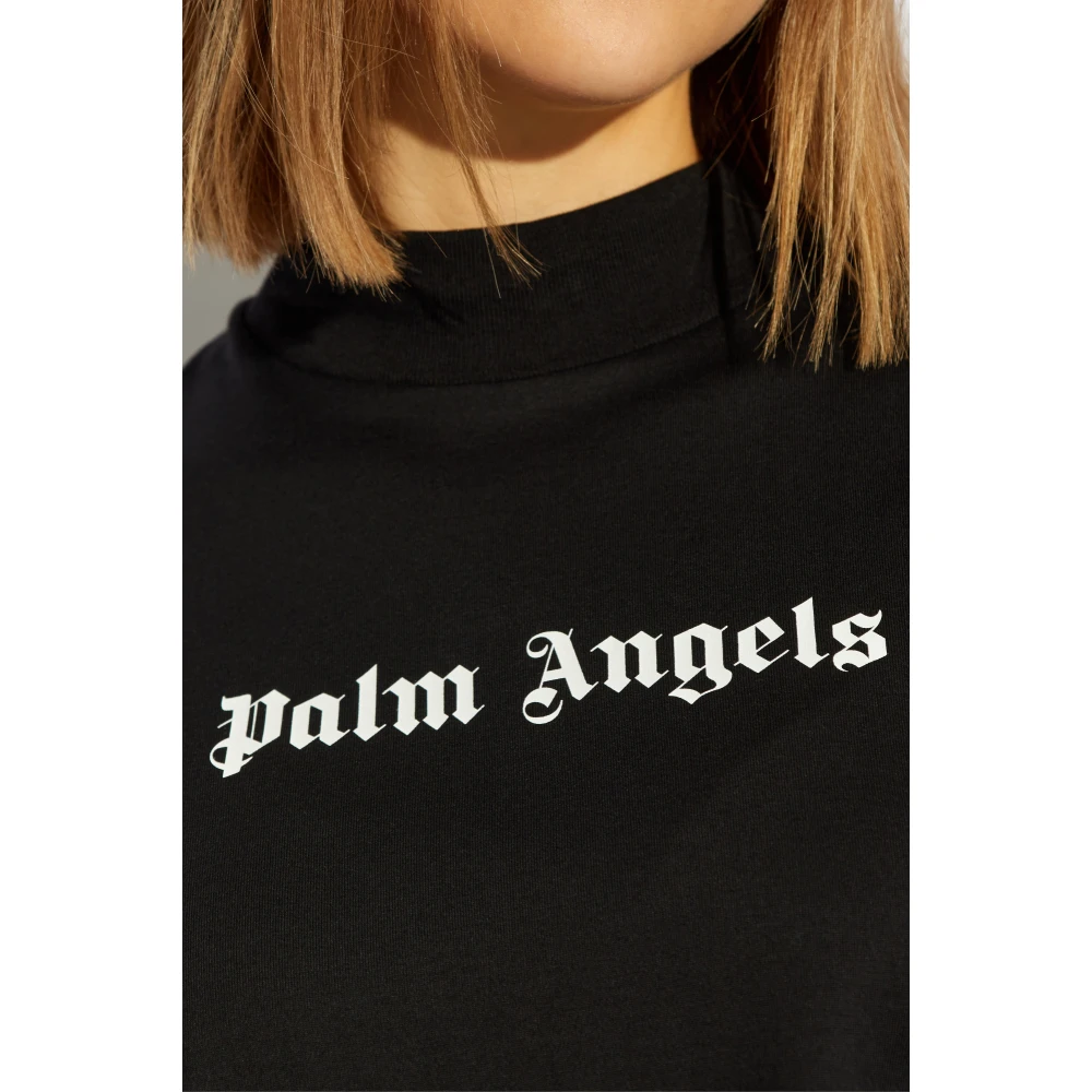 Palm Angels Jurk met print Black Dames