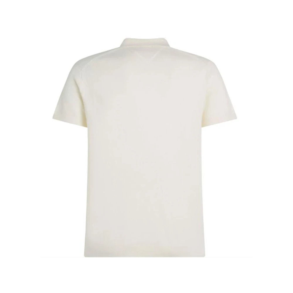 Tommy Hilfiger Luxe Katoen Cashmere Polo Shirt White Heren