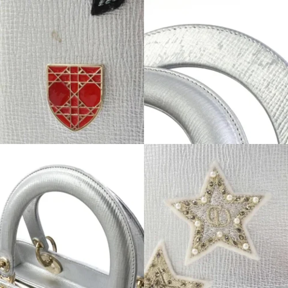 Dior Vintage Pre-owned Fabric dior-bags White Dames