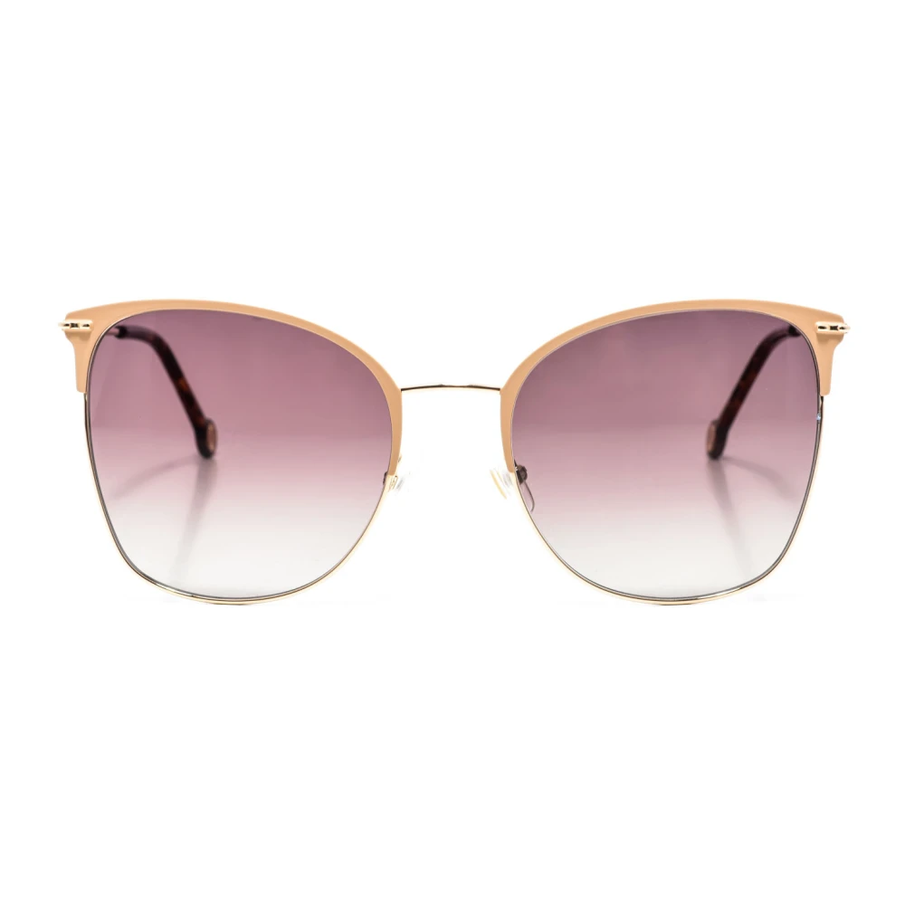 Carolina Herrera Women's Yellow Aviator Metal Sunglasses - Sunglasses - One Size - Accessories