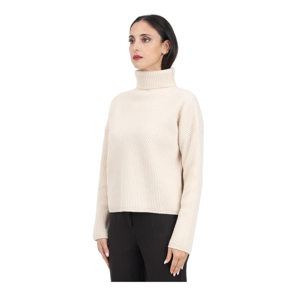 Max Mara Beige Coltrui Trui Beige Dames