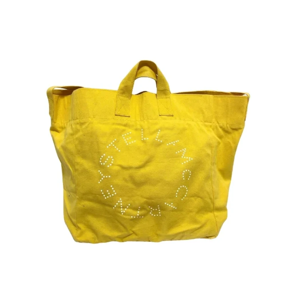 Stella McCartney Pre-owned Canvas totes Yellow Dames