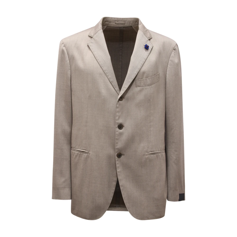 Lardini Men's Beige Wool Suit - Blazers - Xl - Jackets