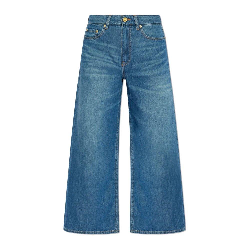 Ganni Wijde jeans Blue Dames