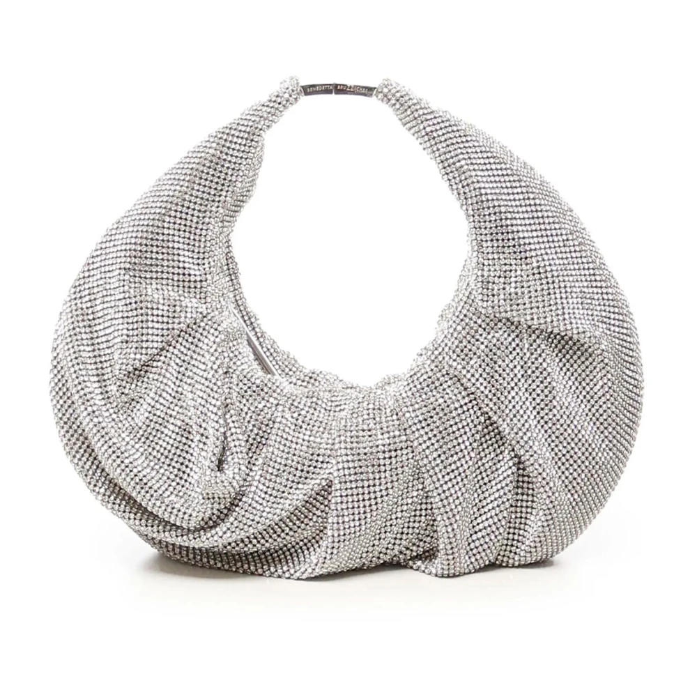 Benedetta Bruzziches Yennefer Mesh Tote Tas met Strass Gray Dames