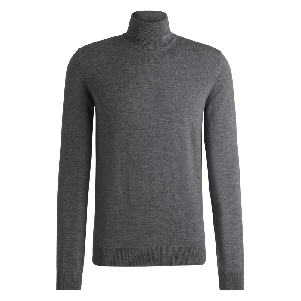 Hugo Homme Gris - Knitwear > Turtlenecks