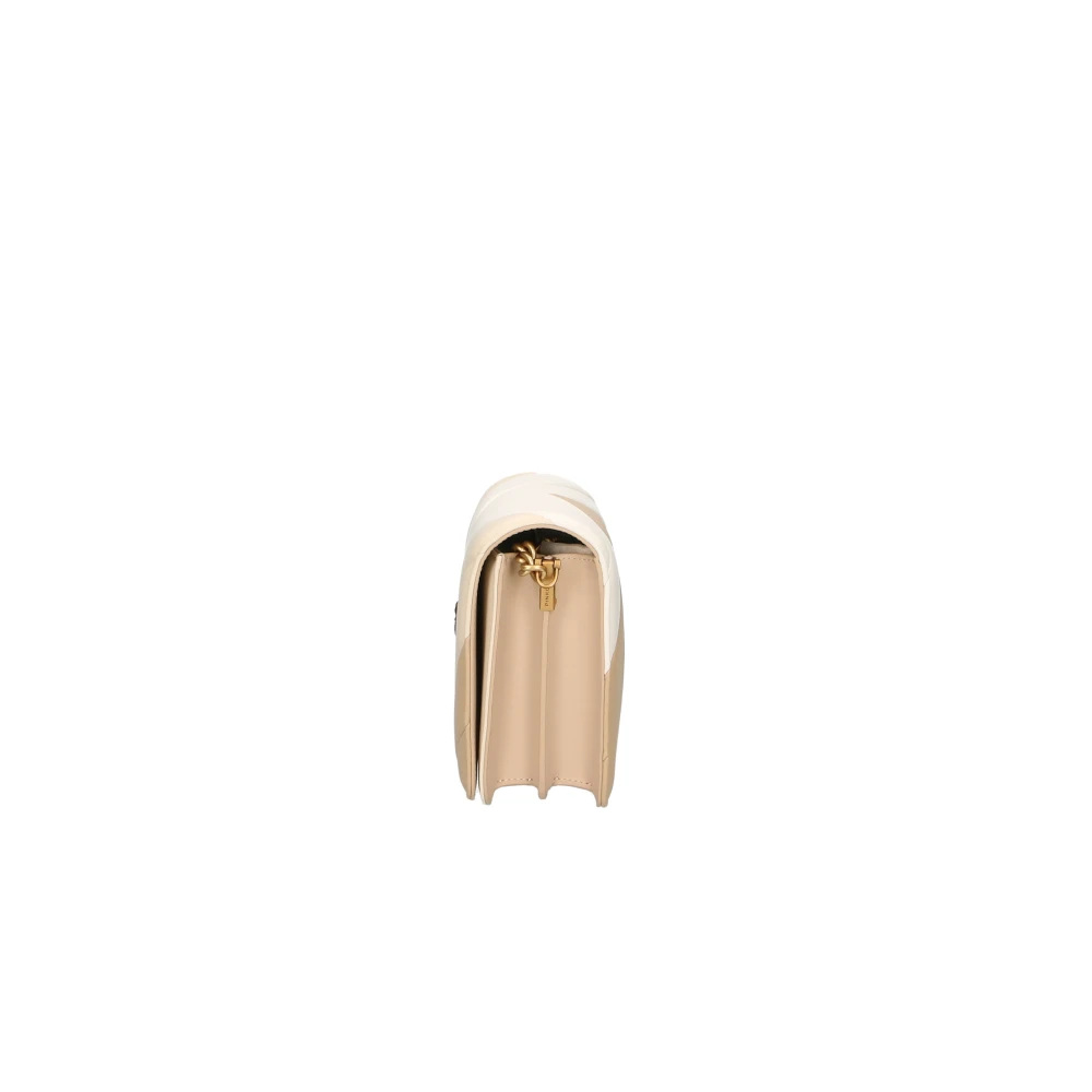 pinko Multicolor Love Bag Click Schoudertas Beige Dames