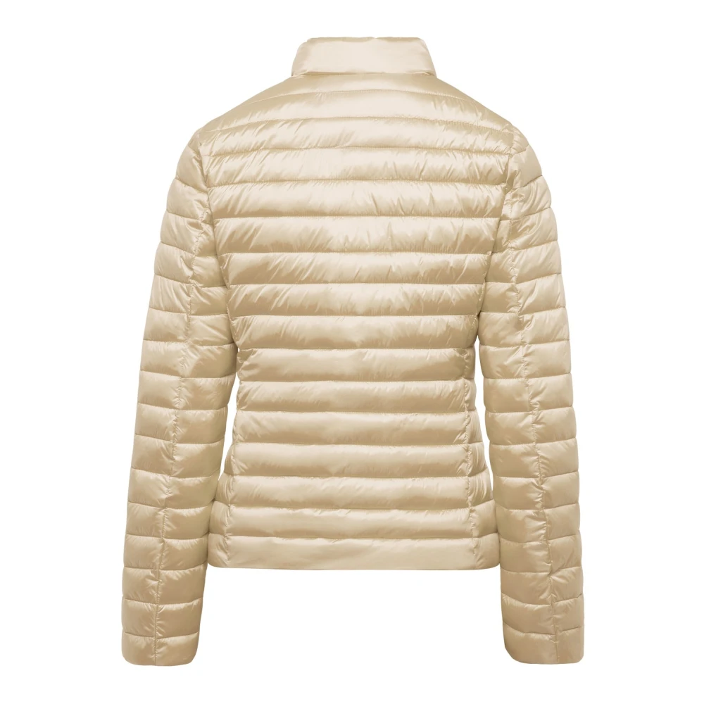 BomBoogie Heldere Nylonjas met Synthetische Vulling Gray Dames