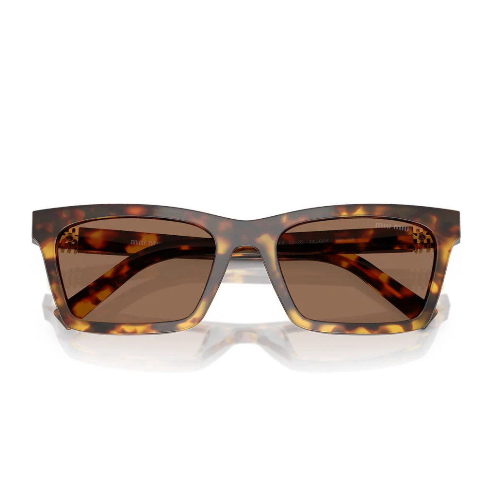 Miu Miu , Sunglasses, Female, Brown, 55 Mm, Rectangular Sunglasses - Image 3
