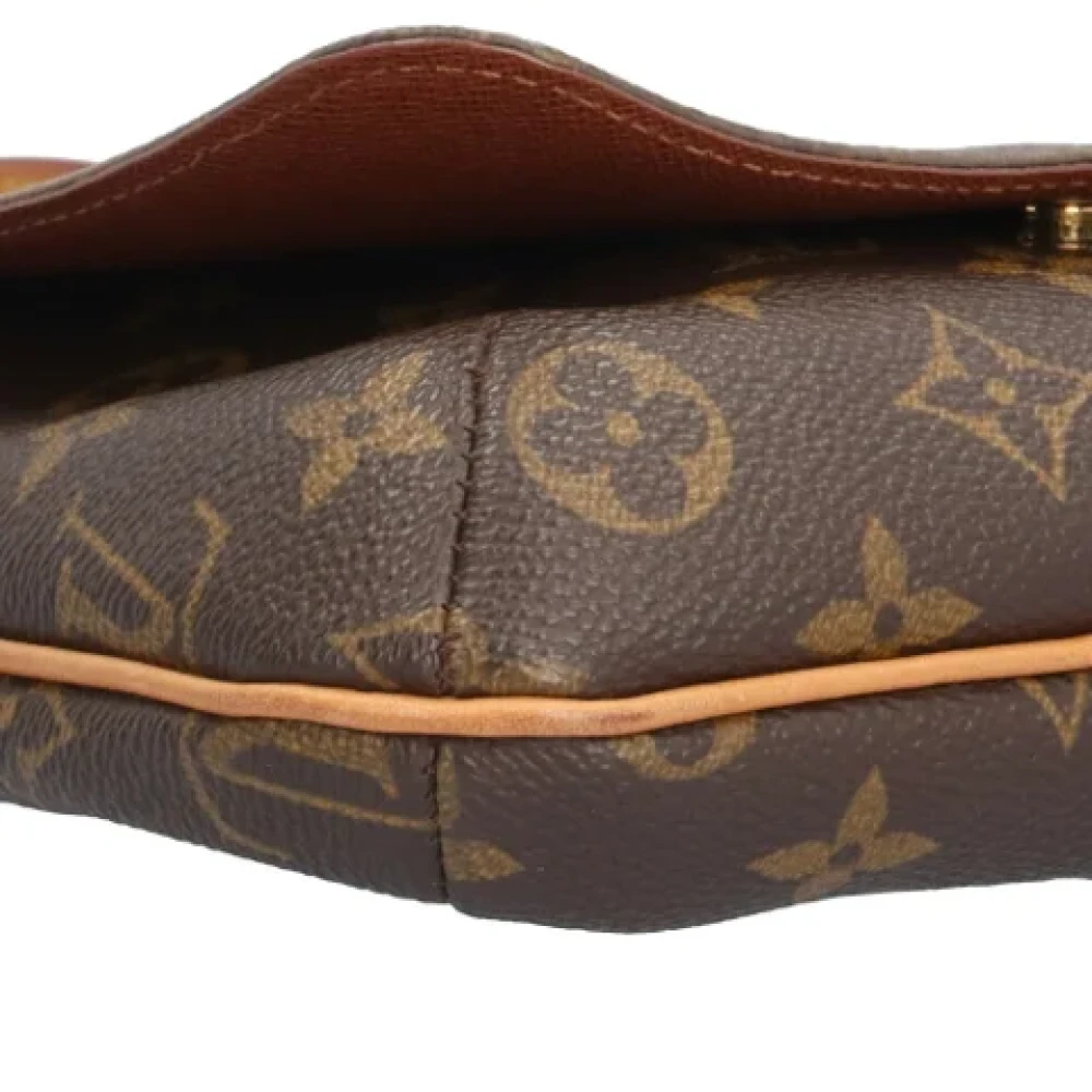 Louis Vuitton Vintage Pre-owned Canvas shoulder-bags Brown Dames