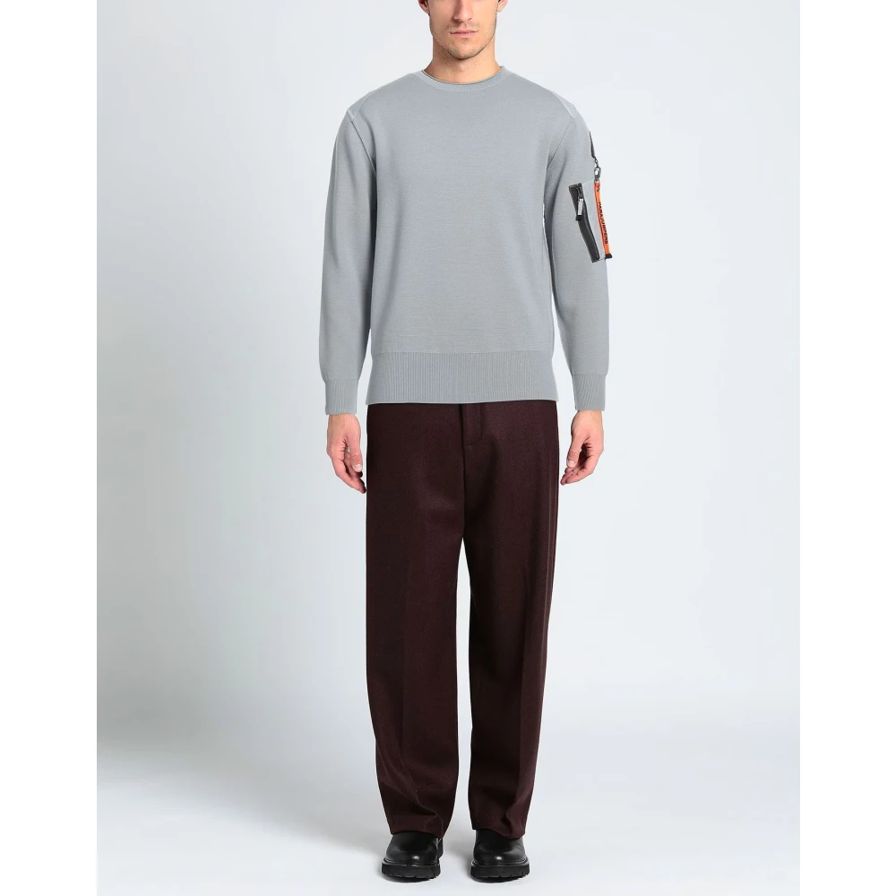 Parajumpers Braw Girocollo IJs Trui Gray Heren