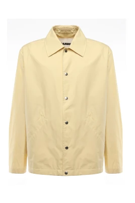 Pastellgul Bomull Poplin Jacka