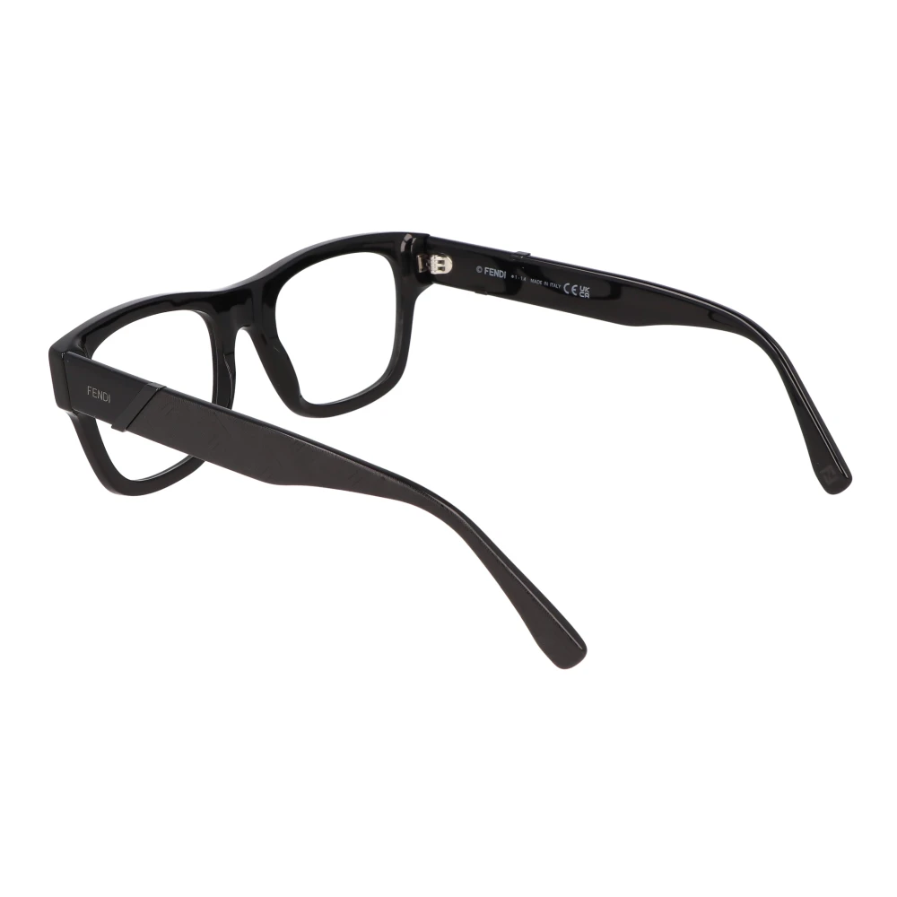 Fendi Vierkante acetaat brilmontuur model Fe50089I Black Unisex