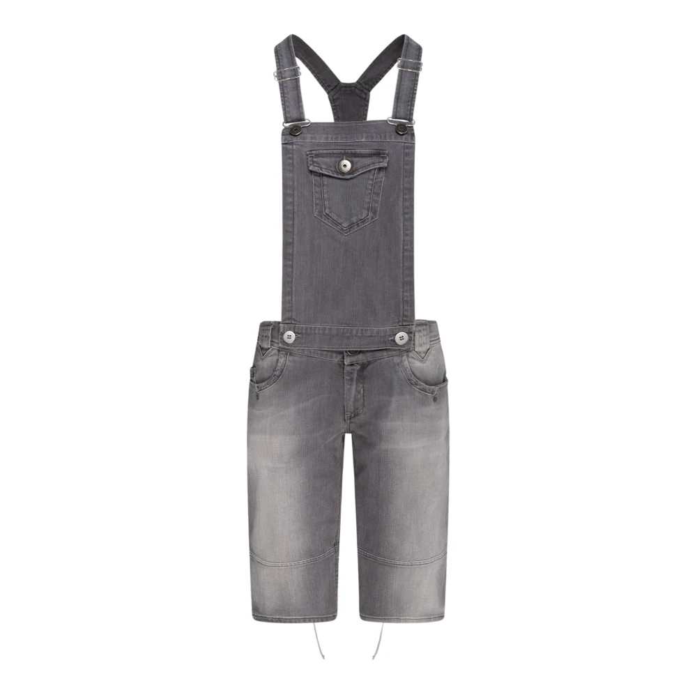 SPORTMAX Denim Grijze Overalls Gray Dames