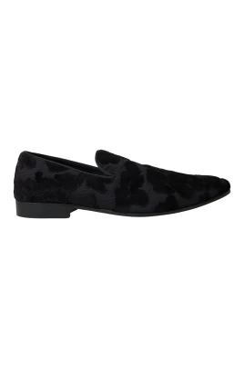 Svarta Brokadloafers